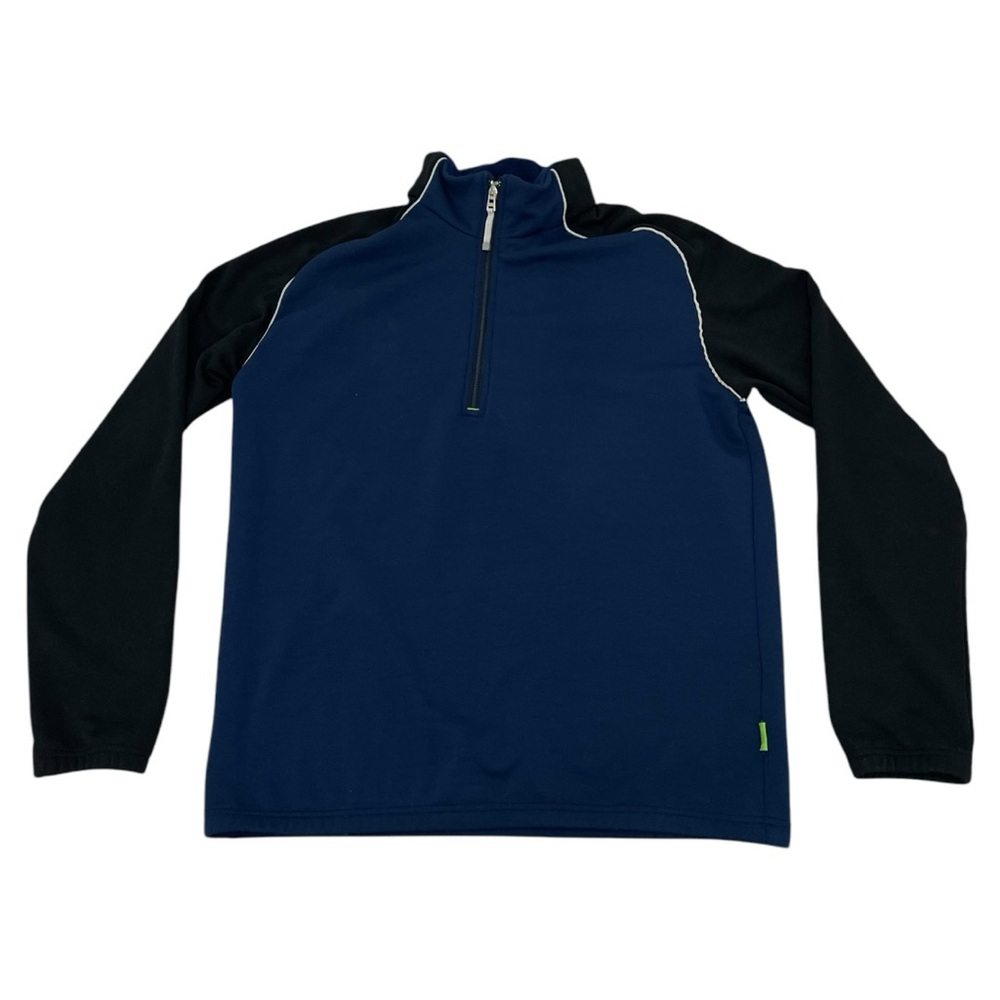 Navy Blue Hugo Boss Quarter Zip Sweater (M)